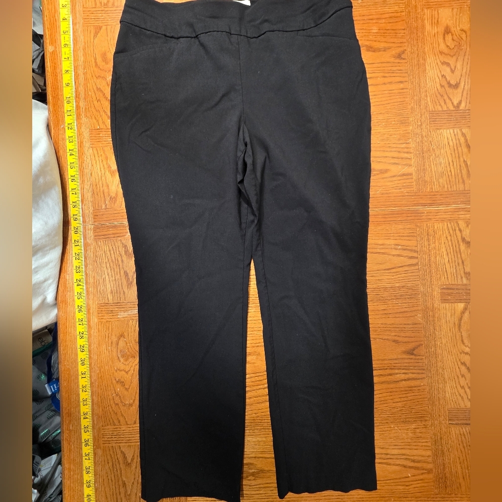 Talbots Petites Size 16p Black Pull-On Dress Pants